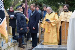 Торжественная панихида Галлиполийцев в Русском кладбище в Sainte-Geneviève-des-Bois в субботу 23 ноября 2019 г.
