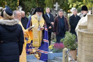 Торжественная панихида Галлиполийцев в Русском кладбище в Sainte-Geneviève-des-Bois в субботу 23 ноября 2019 г.