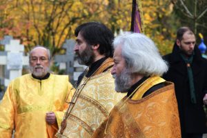 Торжественная панихида Галлиполийцев в Русском кладбище в Sainte-Geneviève-des-Bois в субботу 23 ноября 2019 г.