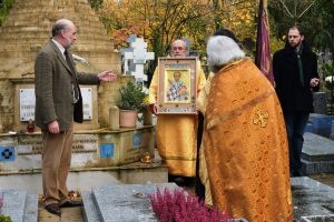 Торжественная панихида Галлиполийцев в Русском кладбище в Sainte-Geneviève-des-Bois в субботу 23 ноября 2019 г.