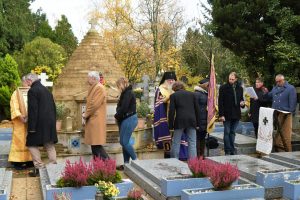 Торжественная панихида Галлиполийцев в Русском кладбище в Sainte-Geneviève-des-Bois в субботу 23 ноября 2019 г.