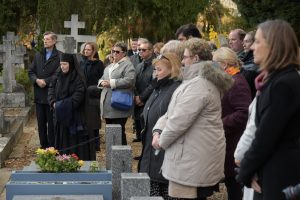 Panikhida solennelle en mémoire des soldats et officiers des Anrées Blanches en exil à Gallipoli, le samedi 25 novembre 2017 au Cimetière Russe de Sainte-Geneviève-des-Bois.