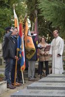 Panikhida solennelle en mémoire des soldats et officiers des Anrées Blanches en exil à Gallipoli, le samedi 25 novembre 2017 au Cimetière Russe de Sainte-Geneviève-des-Bois.