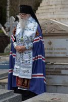 Panikhida solennelle en mémoire des soldats et officiers des Anrées Blanches en exil à Gallipoli, le samedi 25 novembre 2017 au Cimetière Russe de Sainte-Geneviève-des-Bois.